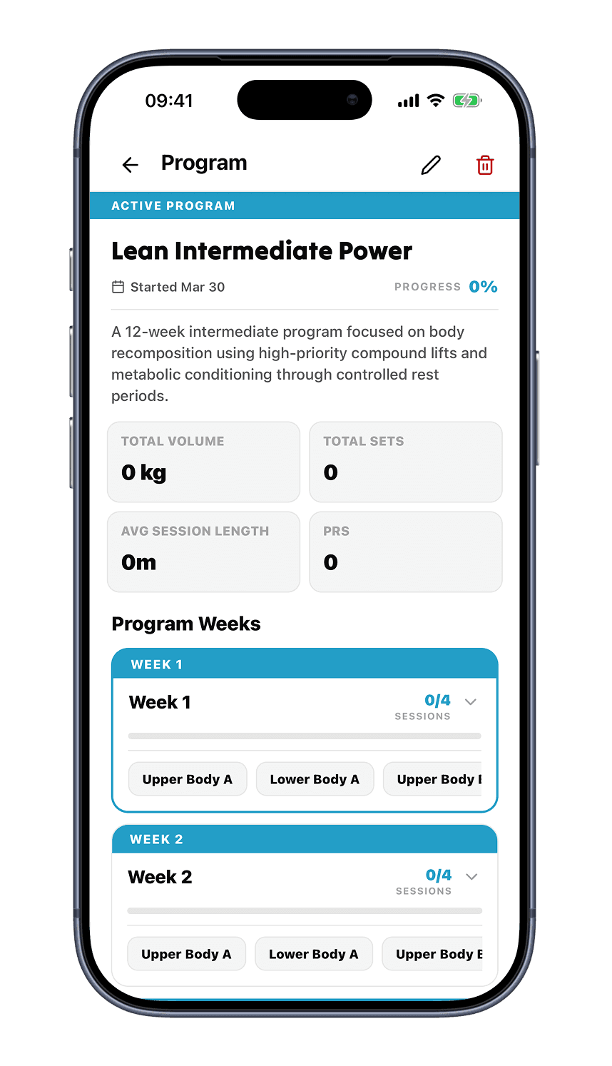 Repmate AI programme builder