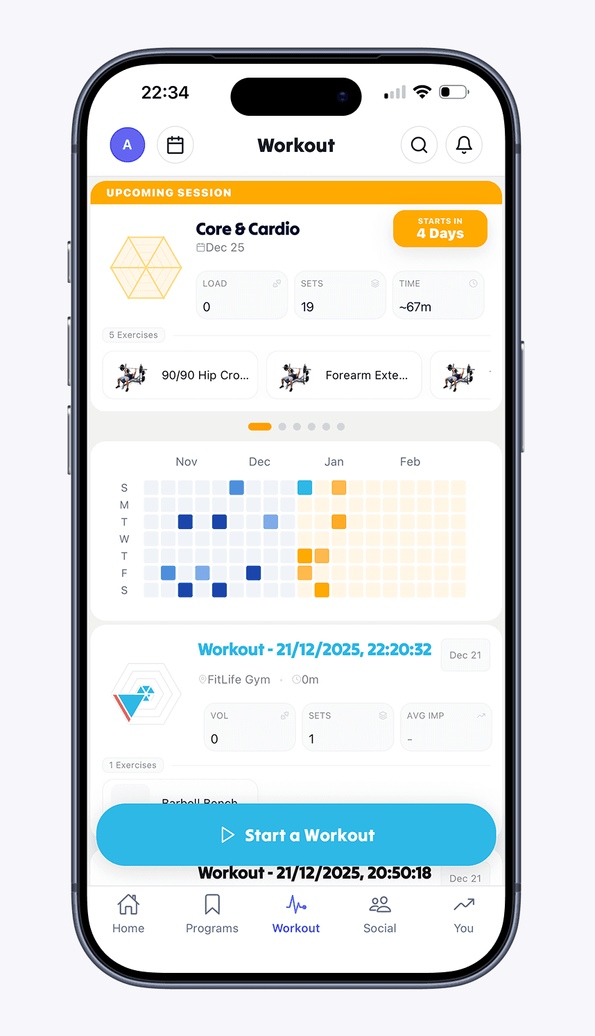 RepMate app screenshot